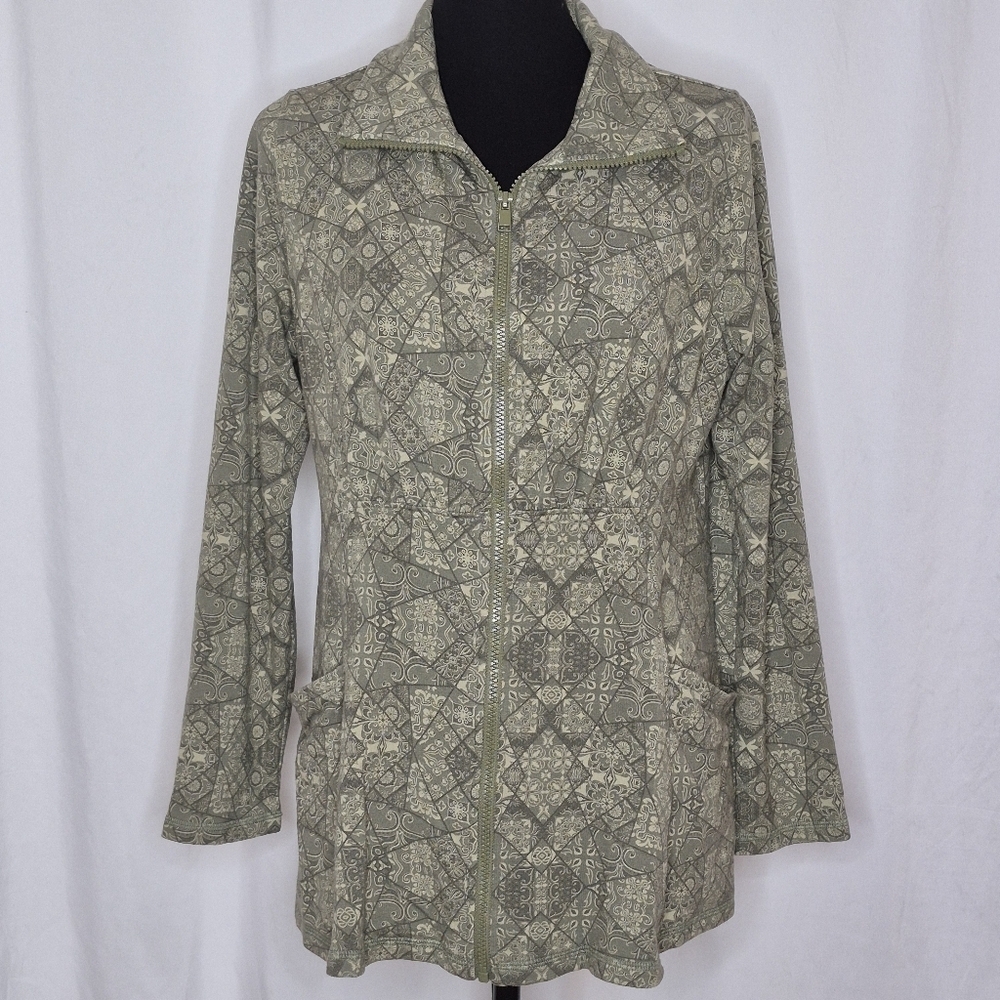 Soft Surroundings Full Zip Cardigan Jacket - Size M